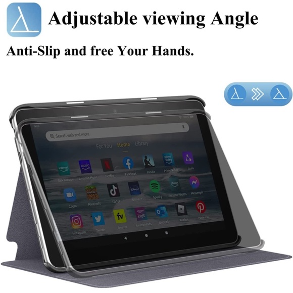 Kindle fire 7 case/ black and white composition book, NWT - Picture 4 of 9